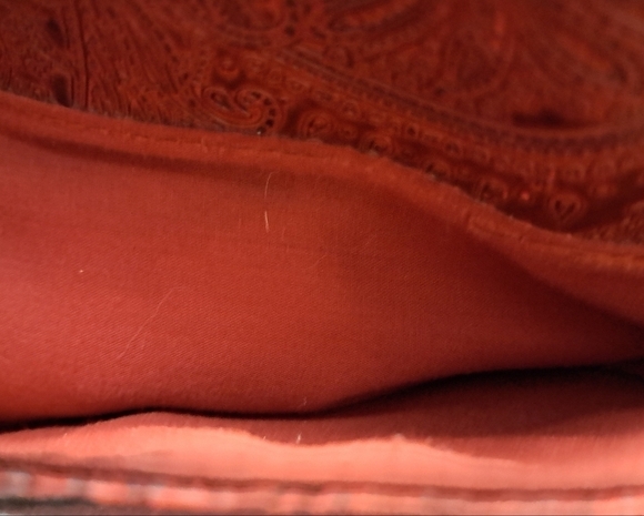 Relic Reddish Brown Stamped Leather Bag - Picture 5 of 10
